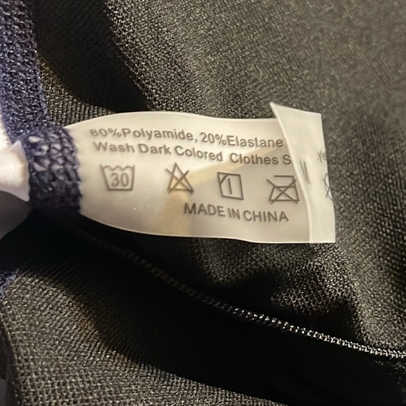NWOT l/s one piece swimsuit M - Picture 5 of 6